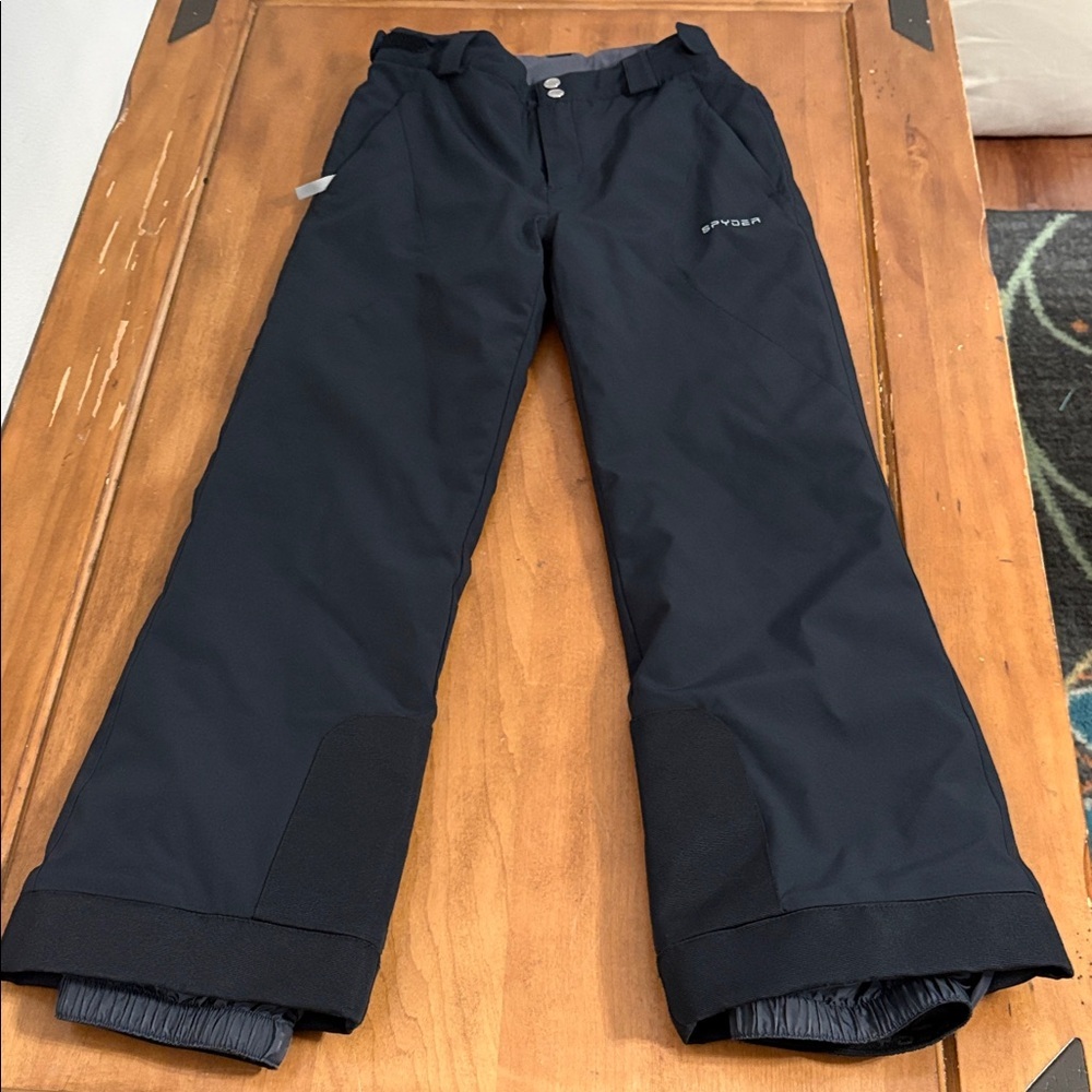 Spyder Black Ski Snowboarding Winter Pants Size 14